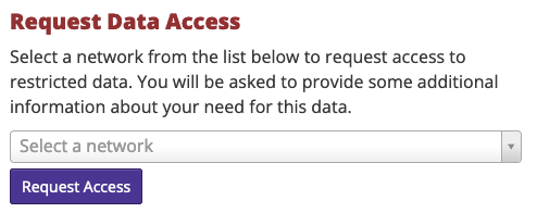 Request Data Access input